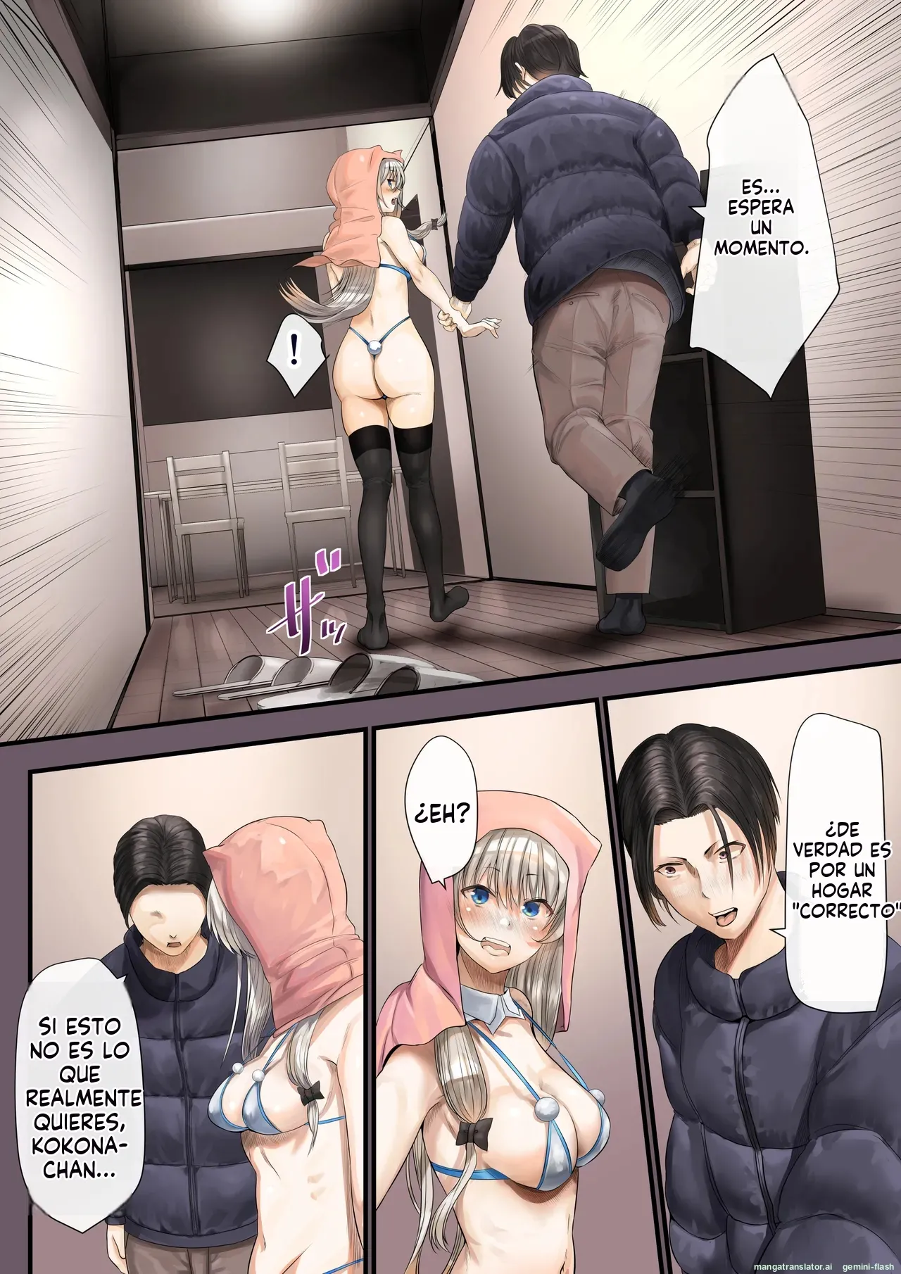 [Calm Atmosphere (Shinya)] Hitozuma no Watashi ga "Ai" shite Ii no wa Danna dake? Hajimari no Shou [Spanish] [MTL] image number 67