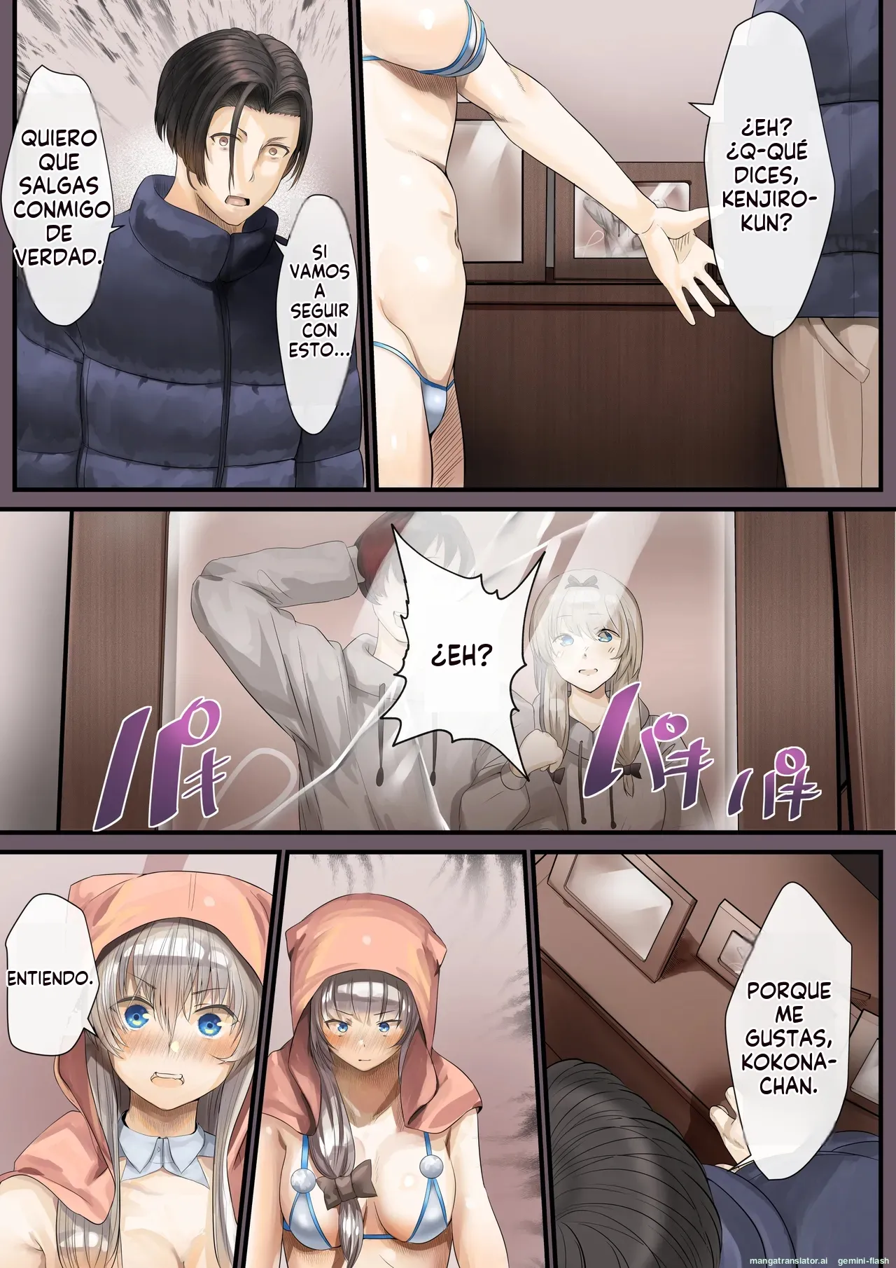 [Calm Atmosphere (Shinya)] Hitozuma no Watashi ga "Ai" shite Ii no wa Danna dake? Hajimari no Shou [Spanish] [MTL] image number 68