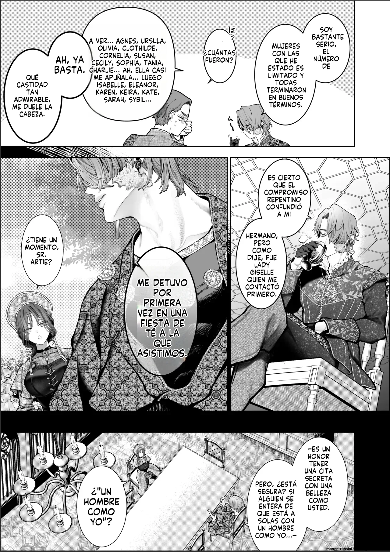 [Kyouniku Kyoushoku (Jagi Iwa)] Houtou Kizoku wa Moto Outaishihi to no Haramasekon de Isogashii - The Rake and The Once Crowned Princess [Spanish] [MTL] [Digital] Bildnummer 12