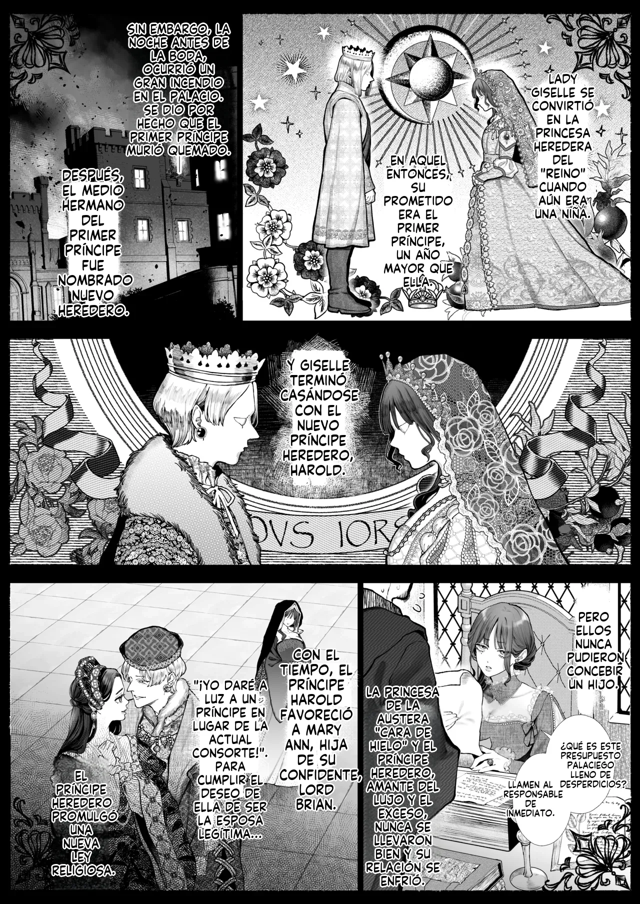 [Kyouniku Kyoushoku (Jagi Iwa)] Houtou Kizoku wa Moto Outaishihi to no Haramasekon de Isogashii - The Rake and The Once Crowned Princess [Spanish] [MTL] [Digital] Bildnummer 17