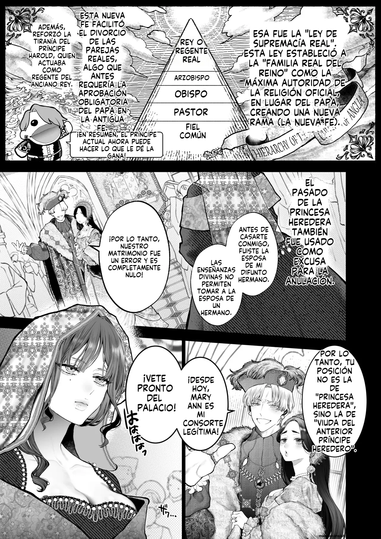 [Kyouniku Kyoushoku (Jagi Iwa)] Houtou Kizoku wa Moto Outaishihi to no Haramasekon de Isogashii - The Rake and The Once Crowned Princess [Spanish] [MTL] [Digital] Bildnummer 18