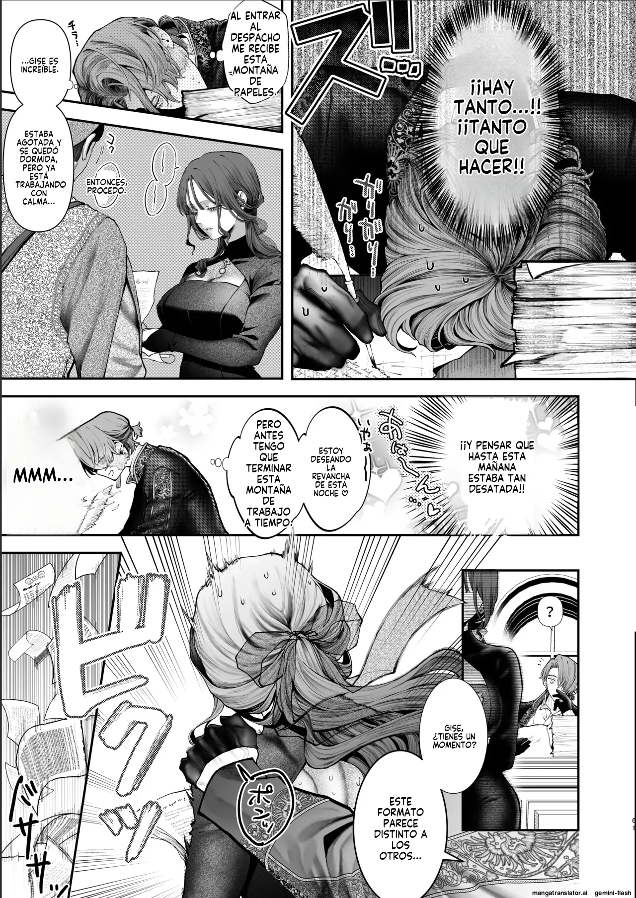 [Kyouniku Kyoushoku (Jagi Iwa)] Houtou Kizoku wa Moto Outaishihi to no Haramasekon de Isogashii - The Rake and The Once Crowned Princess [Spanish] [MTL] [Digital] Bildnummer 60