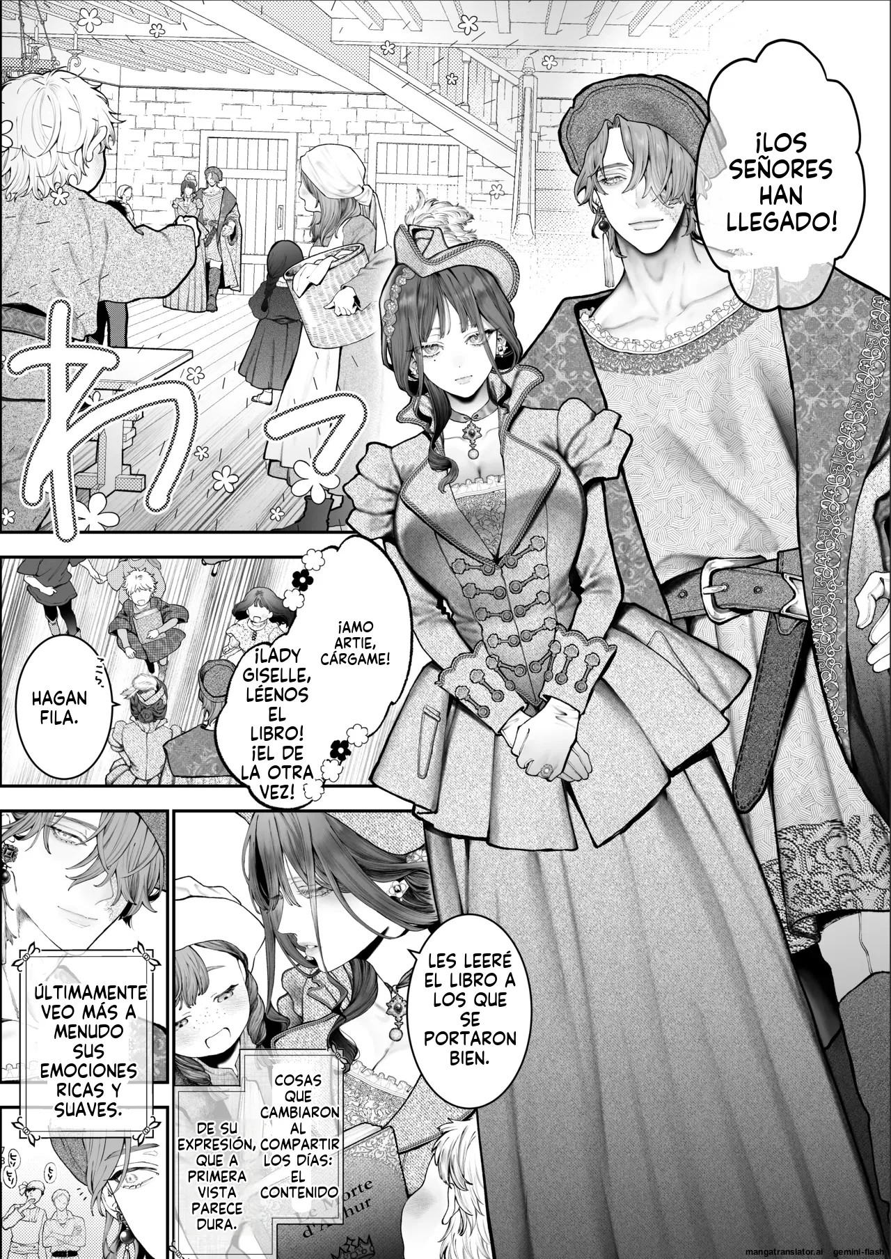 [Kyouniku Kyoushoku (Jagi Iwa)] Houtou Kizoku wa Moto Outaishihi to no Haramasekon de Isogashii - The Rake and The Once Crowned Princess [Spanish] [MTL] [Digital] Bildnummer 77