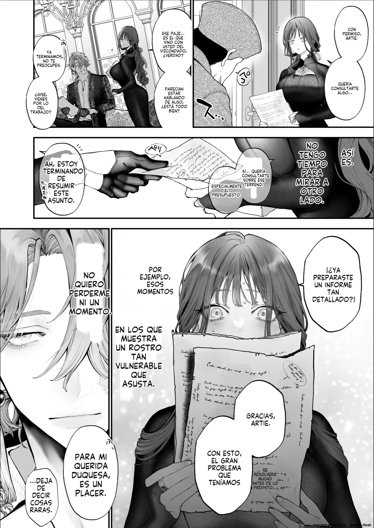 [Kyouniku Kyoushoku (Jagi Iwa)] Houtou Kizoku wa Moto Outaishihi to no Haramasekon de Isogashii - The Rake and The Once Crowned Princess [Spanish] [MTL] [Digital] Bildnummer 79