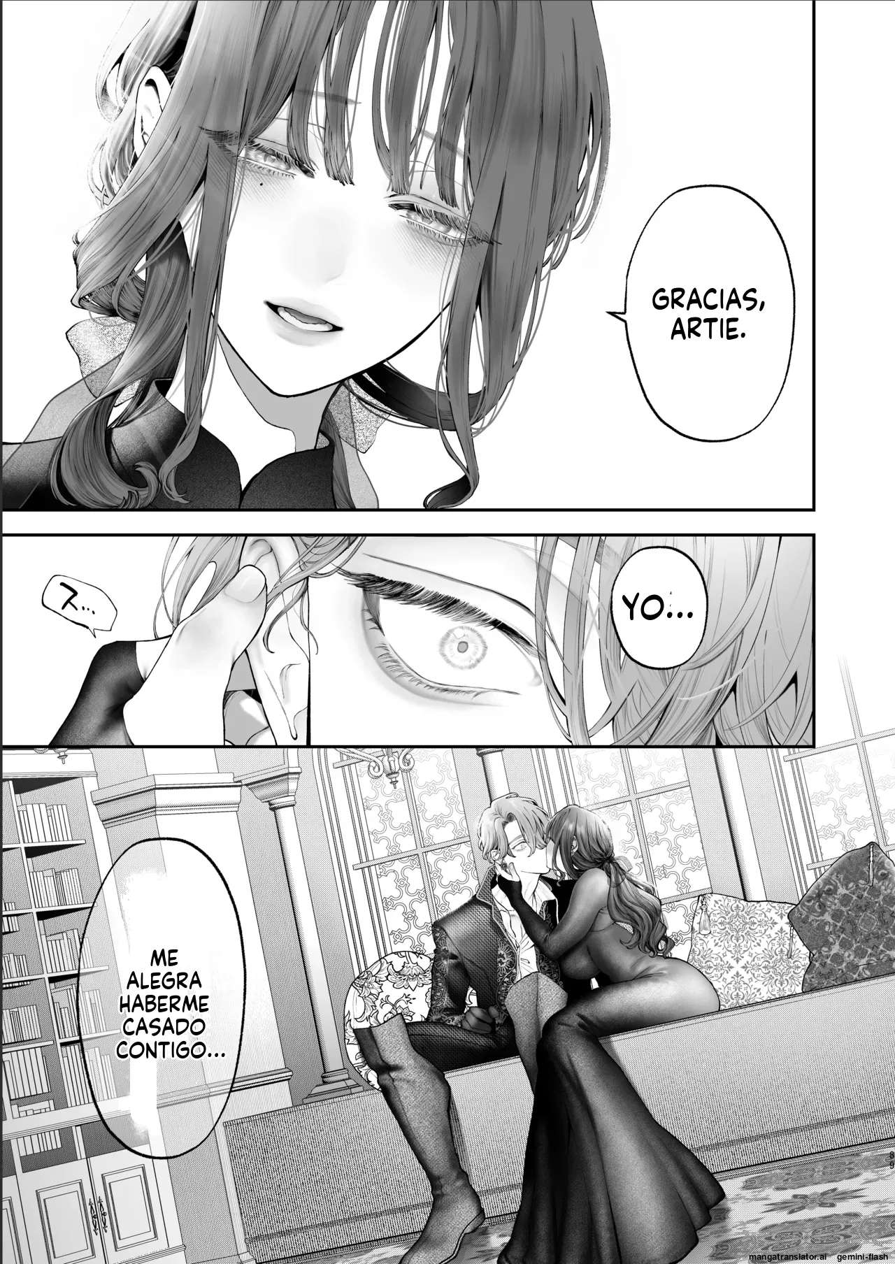 [Kyouniku Kyoushoku (Jagi Iwa)] Houtou Kizoku wa Moto Outaishihi to no Haramasekon de Isogashii - The Rake and The Once Crowned Princess [Spanish] [MTL] [Digital] Bildnummer 88