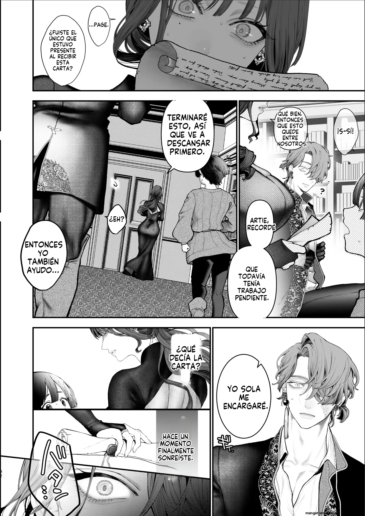 [Kyouniku Kyoushoku (Jagi Iwa)] Houtou Kizoku wa Moto Outaishihi to no Haramasekon de Isogashii - The Rake and The Once Crowned Princess [Spanish] [MTL] [Digital] Bildnummer 91