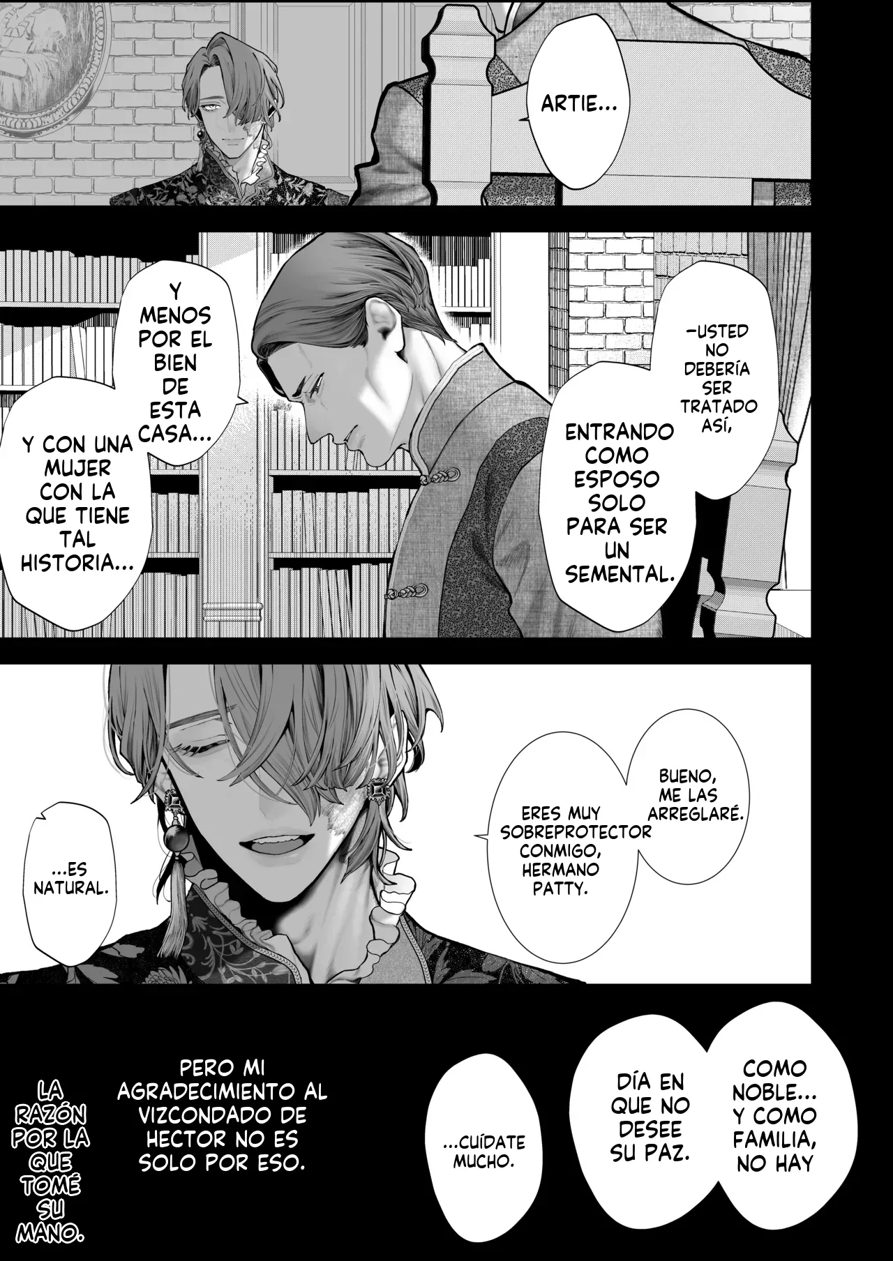 [Kyouniku Kyoushoku (Jagi Iwa)] Houtou Kizoku wa Moto Outaishihi to no Haramasekon de Isogashii - The Rake and The Once Crowned Princess [Spanish] [MTL] [Digital] Bildnummer 124