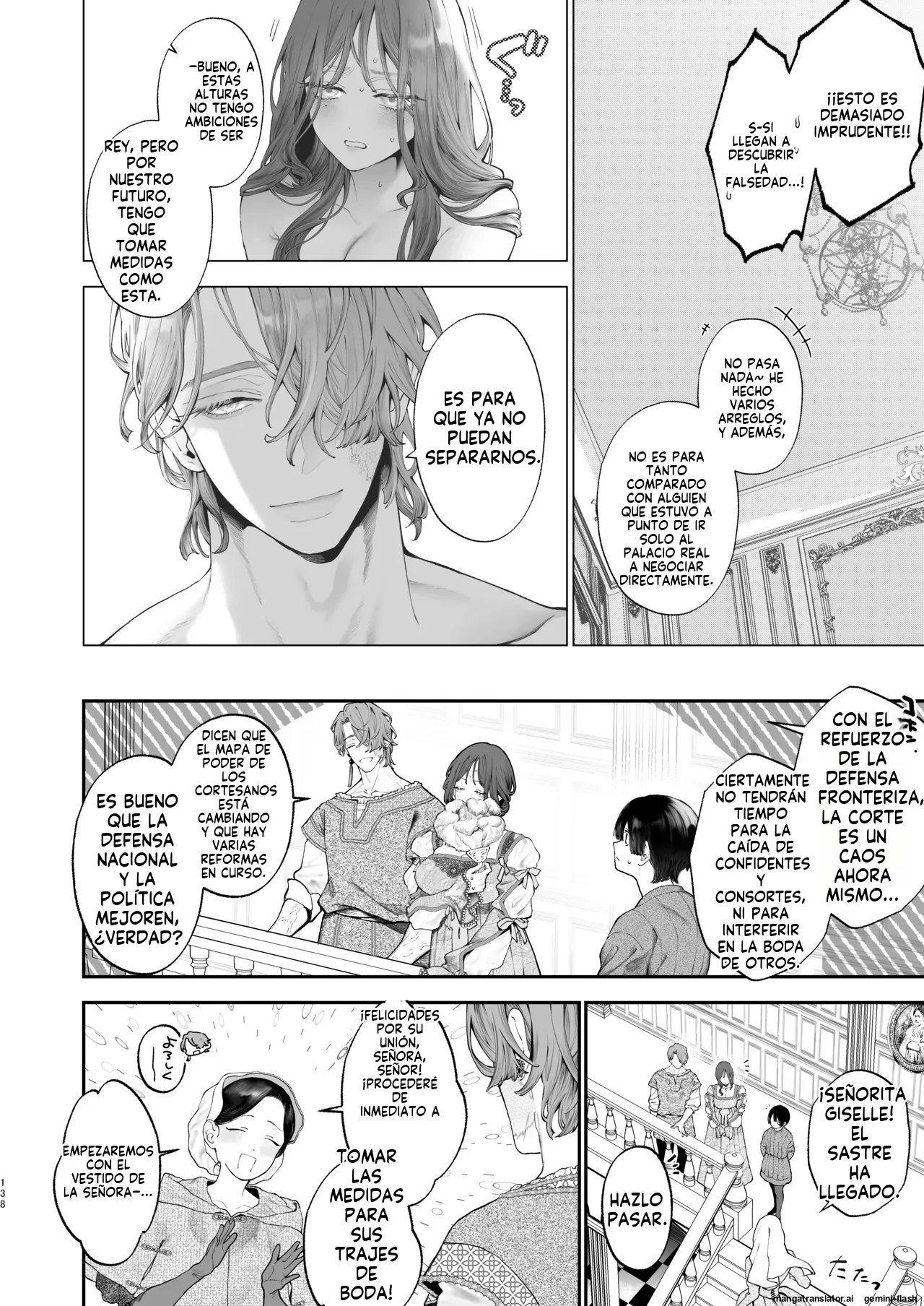 [Kyouniku Kyoushoku (Jagi Iwa)] Houtou Kizoku wa Moto Outaishihi to no Haramasekon de Isogashii - The Rake and The Once Crowned Princess [Spanish] [MTL] [Digital] Bildnummer 137