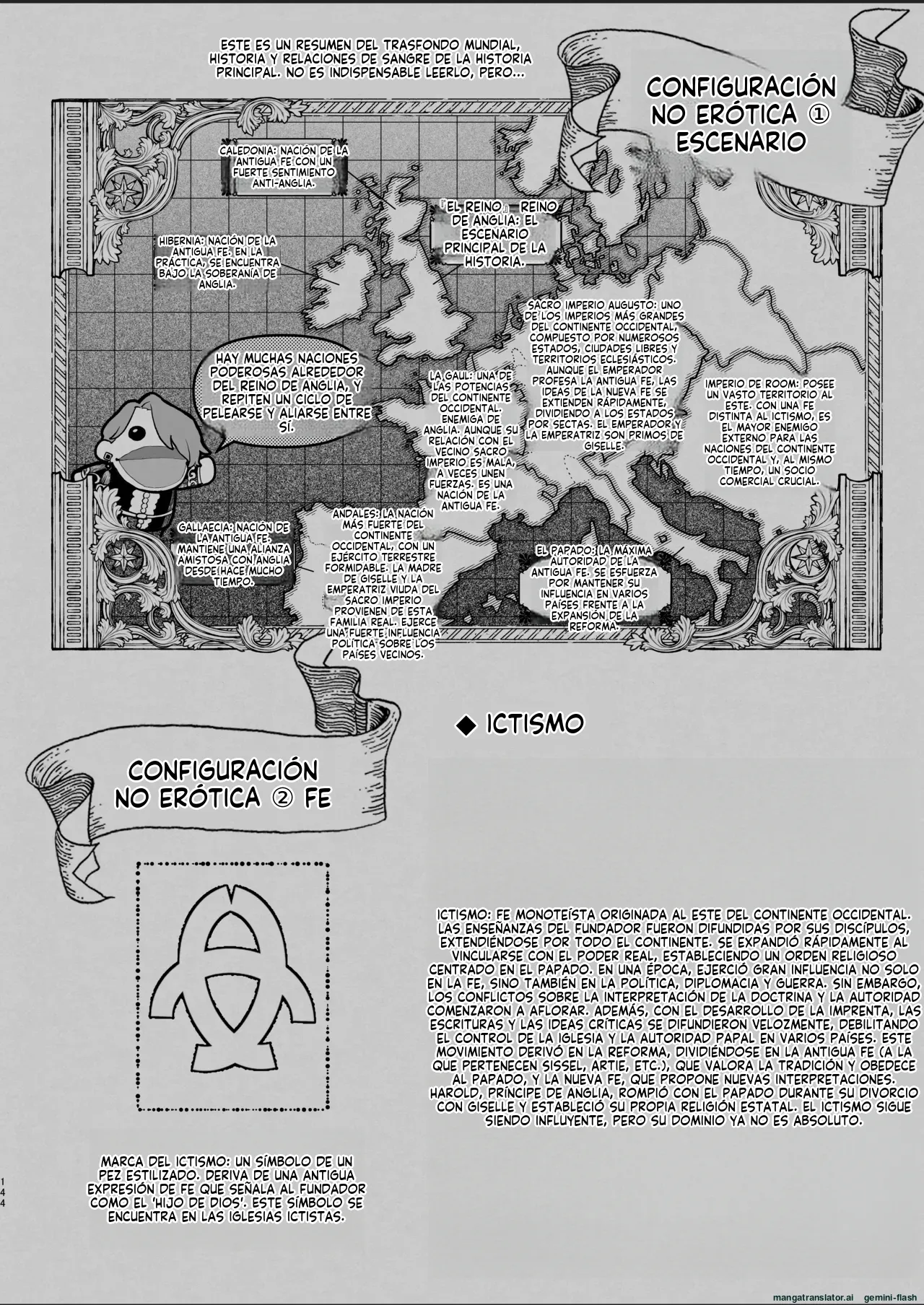 [Kyouniku Kyoushoku (Jagi Iwa)] Houtou Kizoku wa Moto Outaishihi to no Haramasekon de Isogashii - The Rake and The Once Crowned Princess [Spanish] [MTL] [Digital] Bildnummer 143