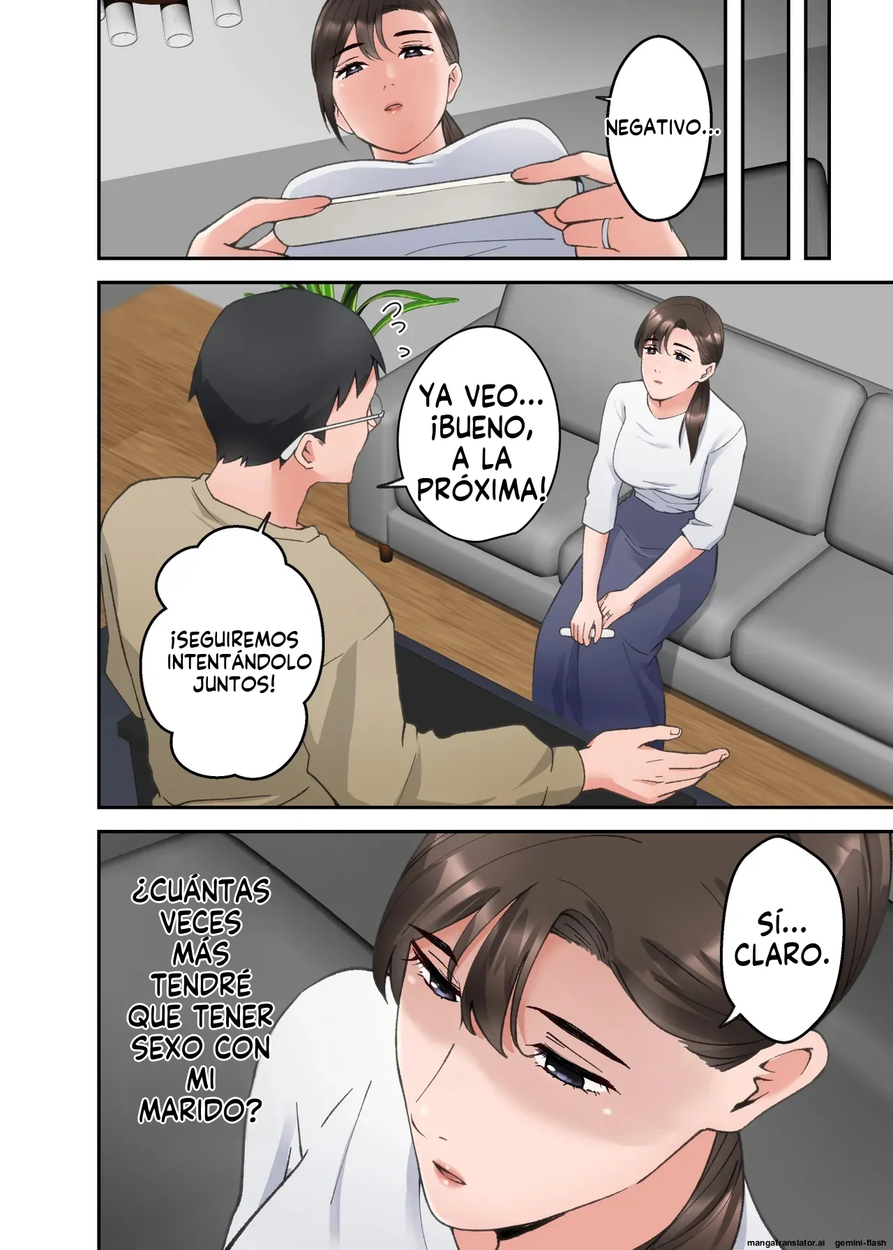 Hitozuma no Kaigoshi ga Yoboyobo Jii-san ni Ikasare Makuru Hanashi (Spanish) MTL image number 39