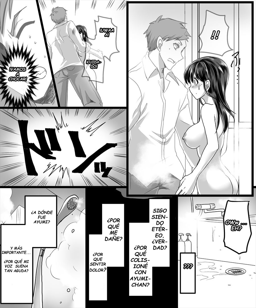 [TSF Mousou Chikusekijo (Minaduki Nanana, Kouji)] Yuutai no Mahoujin ~Anoko ni Hyoui Shite Kanojo to XXX~ [Spanish][GenderBender Scans] Bildnummer 8