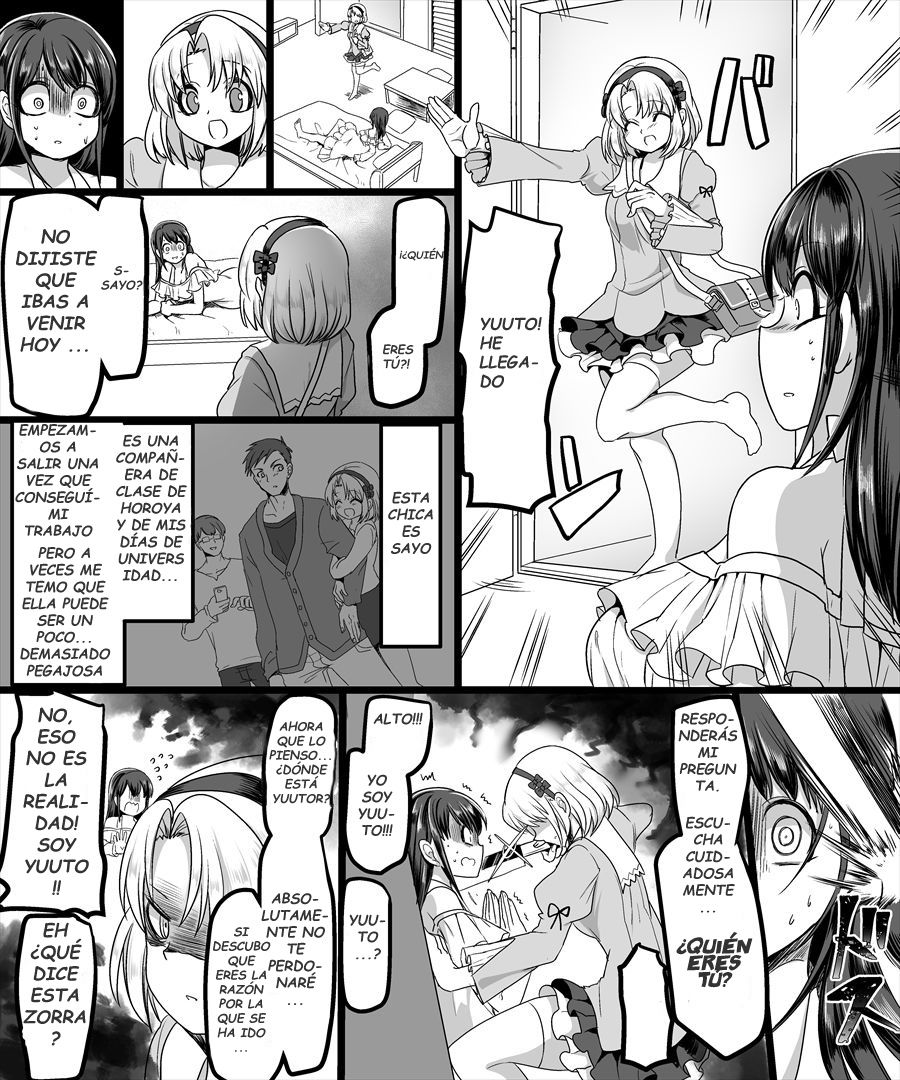 [TSF Mousou Chikusekijo (Minaduki Nanana, Kouji)] Yuutai no Mahoujin ~Anoko ni Hyoui Shite Kanojo to XXX~ [Spanish][GenderBender Scans] Bildnummer 18