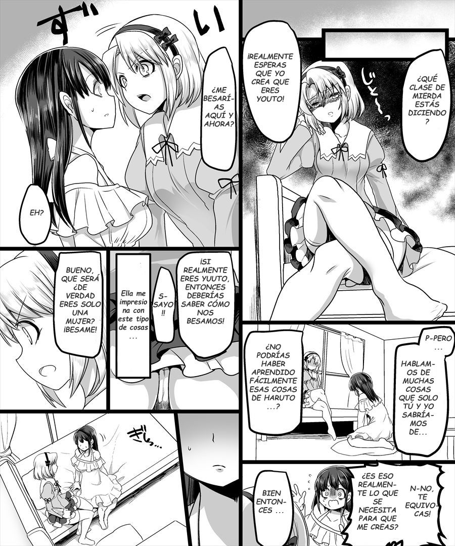 [TSF Mousou Chikusekijo (Minaduki Nanana, Kouji)] Yuutai no Mahoujin ~Anoko ni Hyoui Shite Kanojo to XXX~ [Spanish][GenderBender Scans] Bildnummer 19