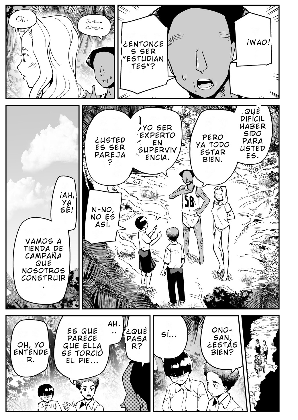 [Toilet Komoru] Mujintou no Ono-san | Ono-san en la isla desierta [Spanish] image number 28