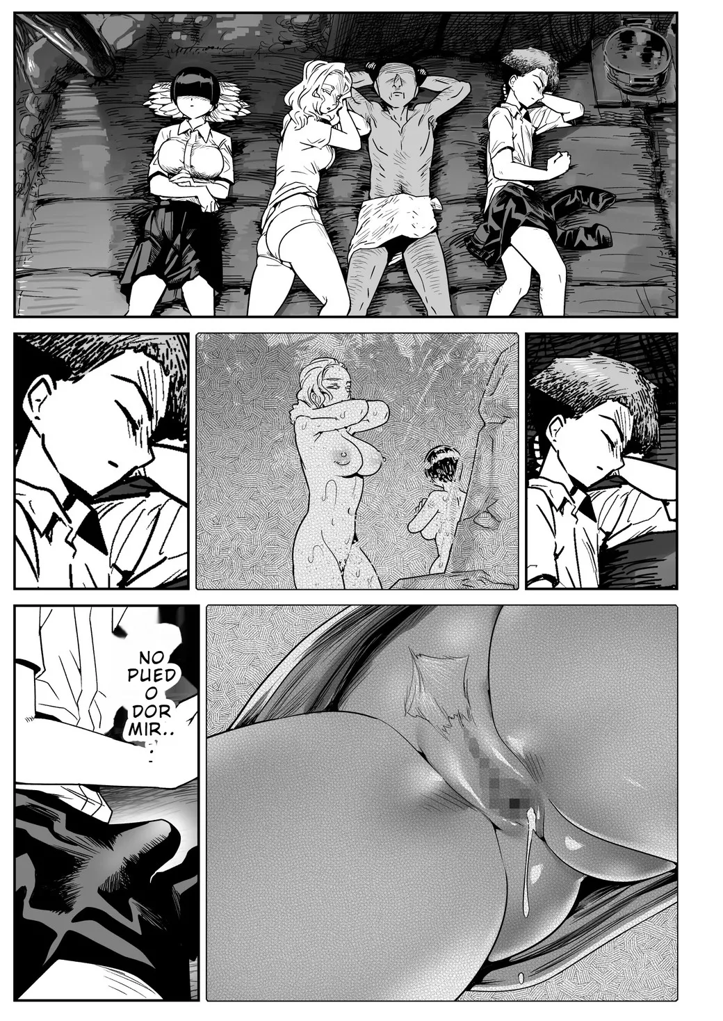 [Toilet Komoru] Mujintou no Ono-san | Ono-san en la isla desierta [Spanish] image number 56