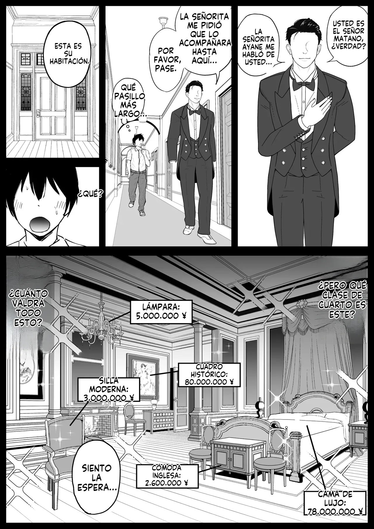 Kokunai Sai Takamine No Zaibatsu JK nii Sai Kake Te Ero Manga Kaze Hara Ma Sekkusu (Spanish) MTL Bildnummer 45