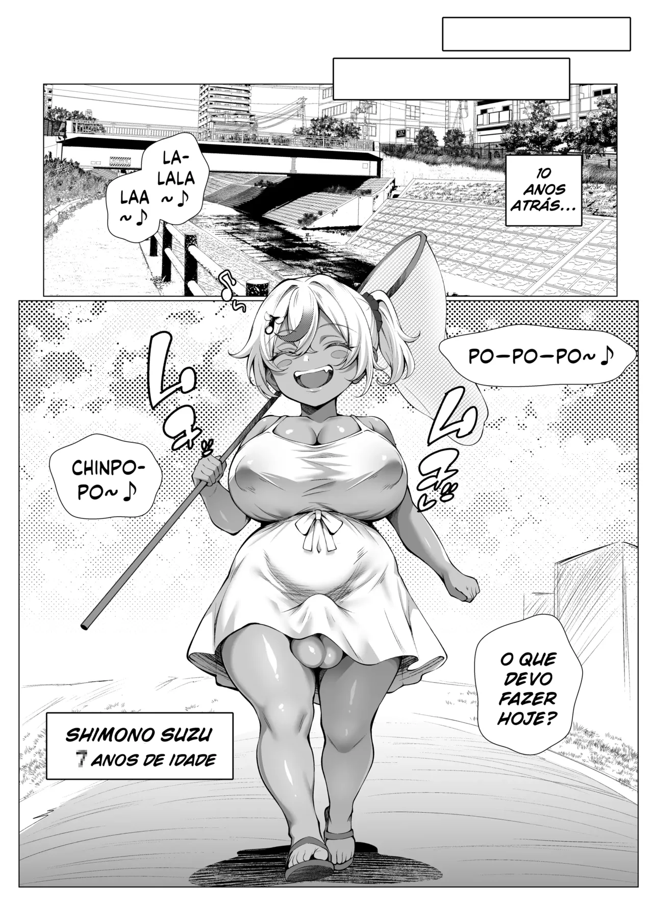 [Byururun★Youkeijou (Beruru)] Dekachin Futanari Gal ~Suzu-chan no Chi Nichijou~ (Youshouki Hen) [Portuguese-BR] [Digital] изображение № 5