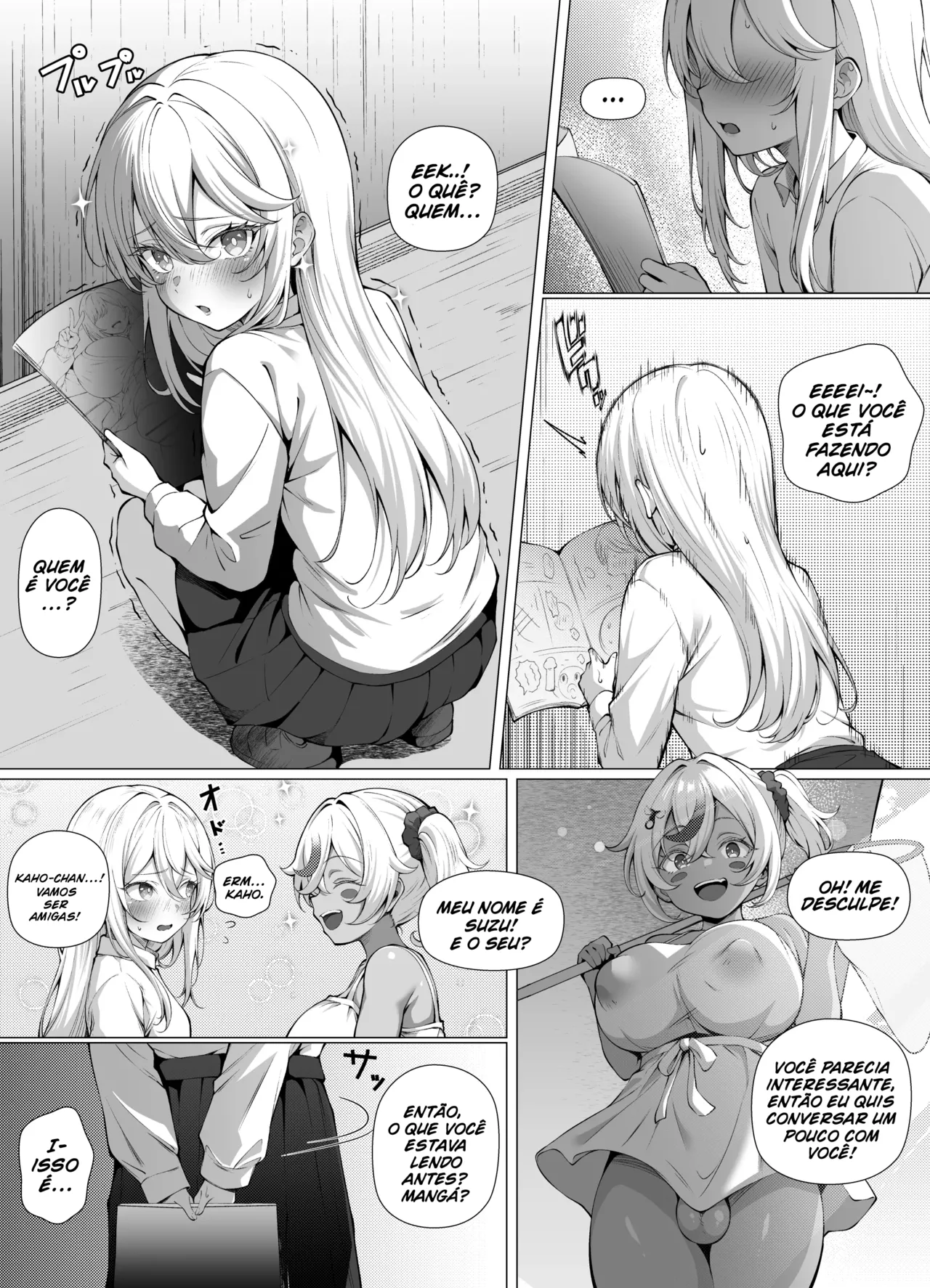 [Byururun★Youkeijou (Beruru)] Dekachin Futanari Gal ~Suzu-chan no Chi Nichijou~ (Youshouki Hen) [Portuguese-BR] [Digital] изображение № 7