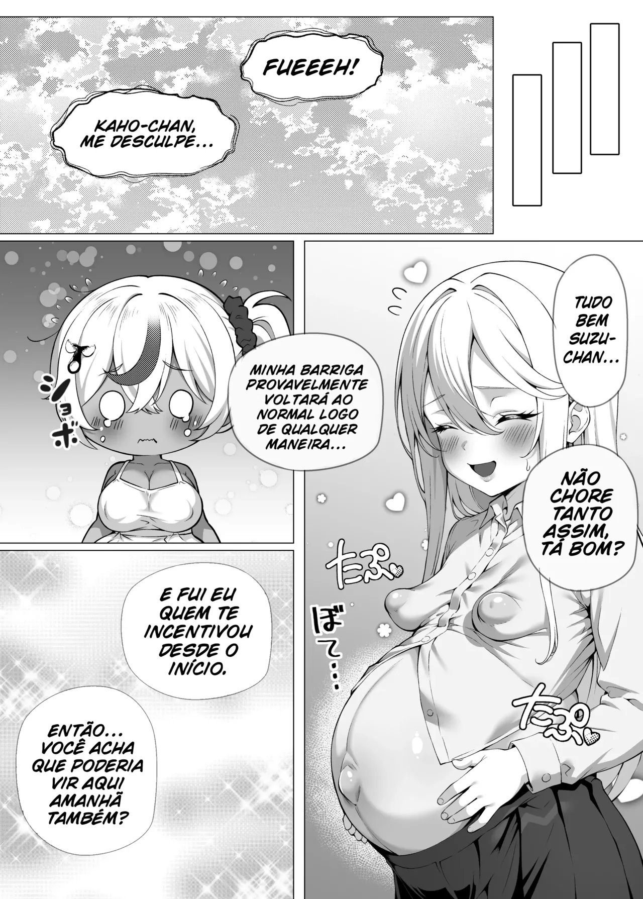 [Byururun★Youkeijou (Beruru)] Dekachin Futanari Gal ~Suzu-chan no Chi Nichijou~ (Youshouki Hen) [Portuguese-BR] [Digital] изображение № 42