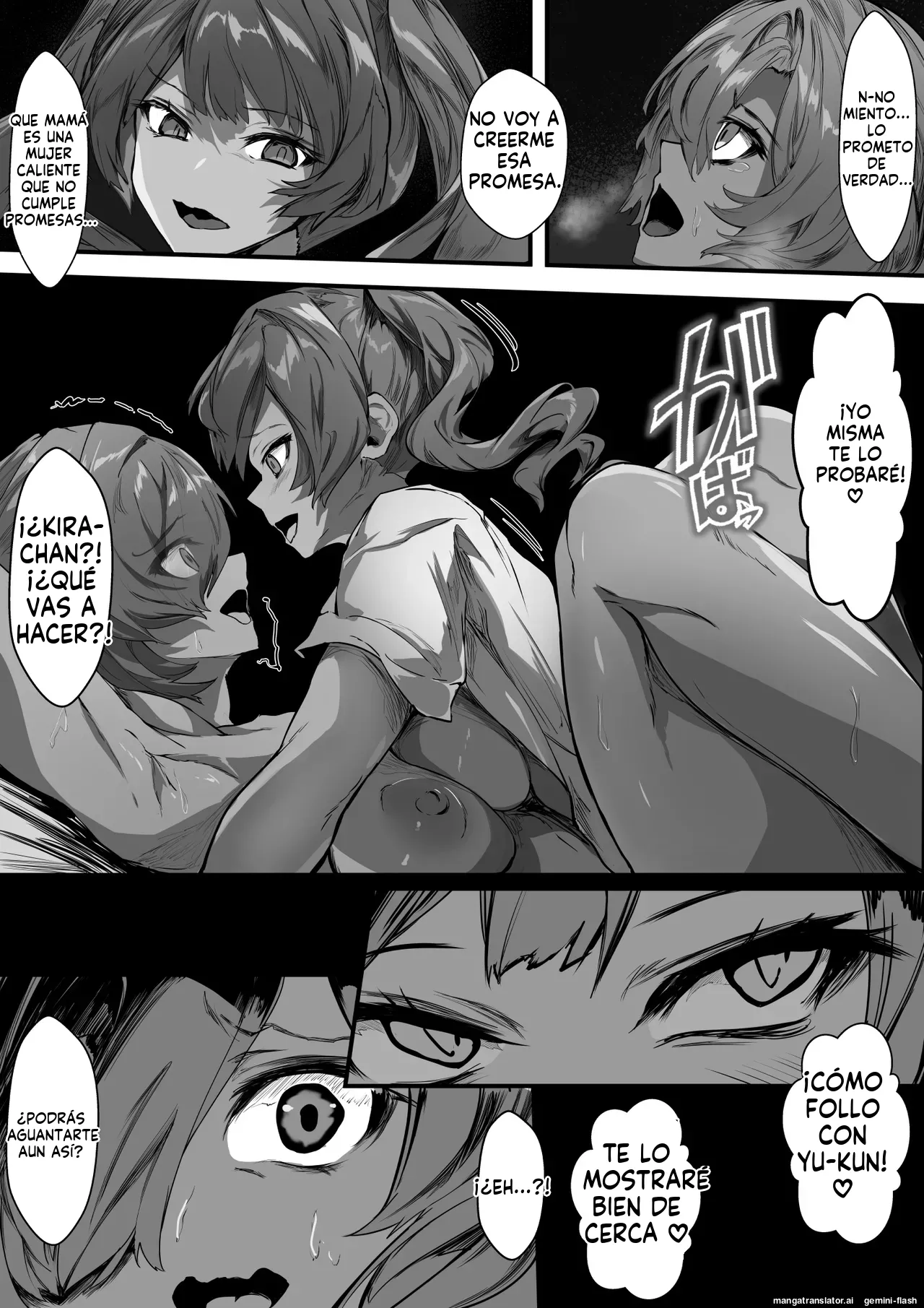 Kyonyuu Mama to Menhera Kanojo o Oyakodon ni Shite Haramaseru Hanashi (Spanish) MTL 图片编号 34