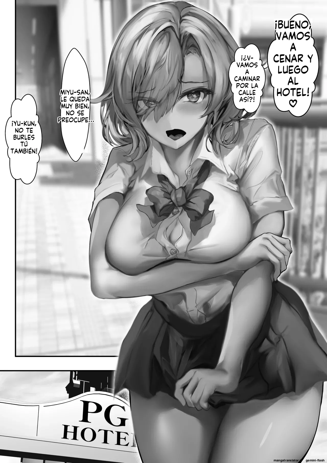 Kyonyuu Mama to Menhera Kanojo o Oyakodon ni Shite Haramaseru Hanashi (Spanish) MTL 图片编号 59