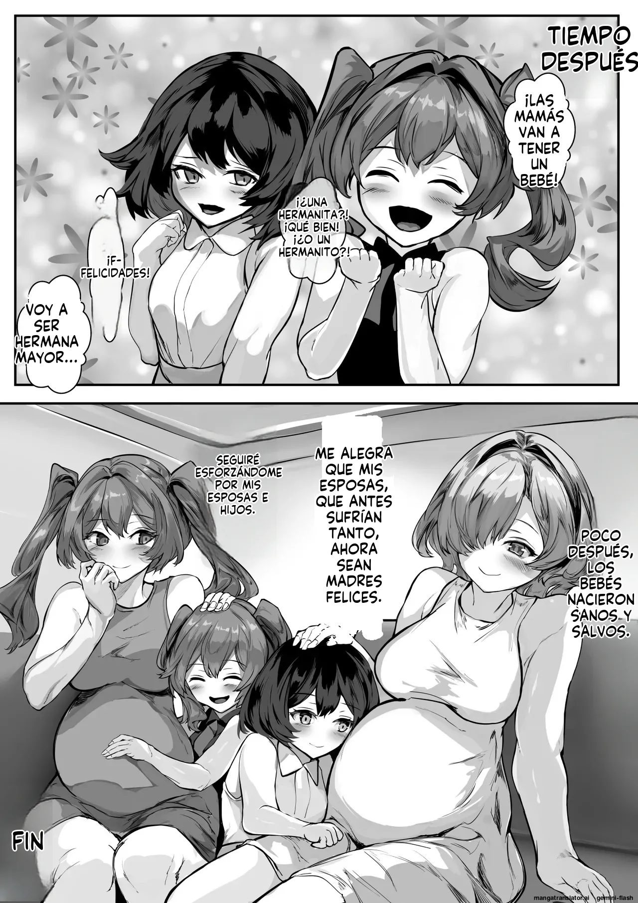 Kyonyuu Mama to Menhera Kanojo o Oyakodonburi ni Shite Harama seru Hanashi tsui (Spanish) MTL 图片编号 73