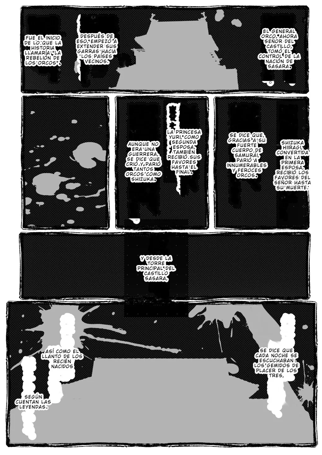 [Circle 1 Gou (Mr.way)]  Butaoni to Onna Samurai  | El Orco y la Mujer Samurái  [Spanish] 图片编号 70