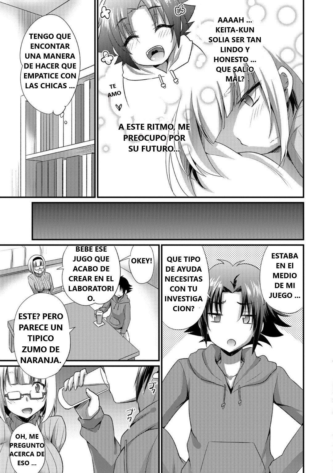 [Kaitou Yuuhi] Kawaii Watashi no Jikkentai | My Cute Lab Rat (WEB Ban Mesuiki!! Nyotaika Yuugi) [Spanish] [GenderBender Scans] image number 3