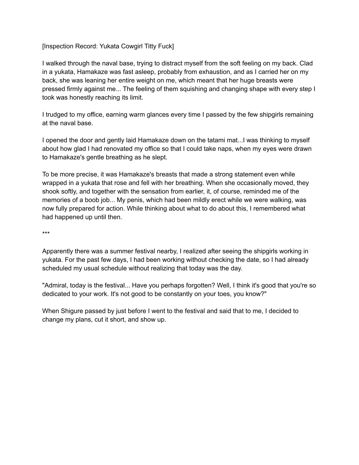 [Eriaryuu (H Miyata, Belko)] Kuchiku-kan Kyoubu Soukou Kensa (Kantai Collection -KanColle-) [English] [Digital] 图片编号 36