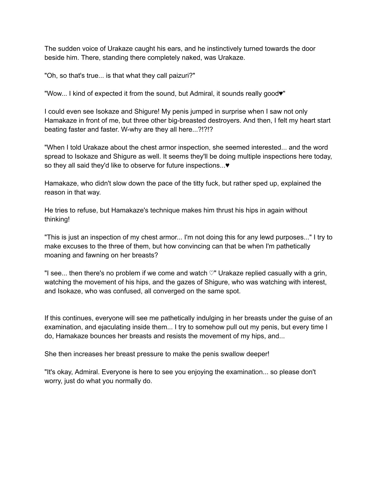 [Eriaryuu (H Miyata, Belko)] Kuchiku-kan Kyoubu Soukou Kensa (Kantai Collection -KanColle-) [English] [Digital] 图片编号 55