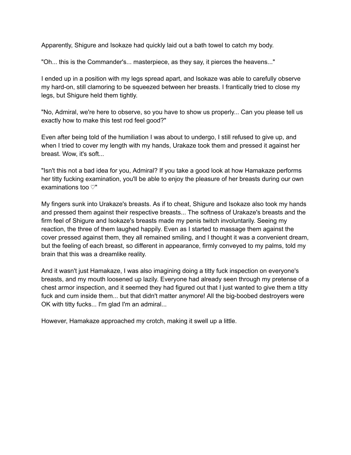 [Eriaryuu (H Miyata, Belko)] Kuchiku-kan Kyoubu Soukou Kensa (Kantai Collection -KanColle-) [English] [Digital] 图片编号 60