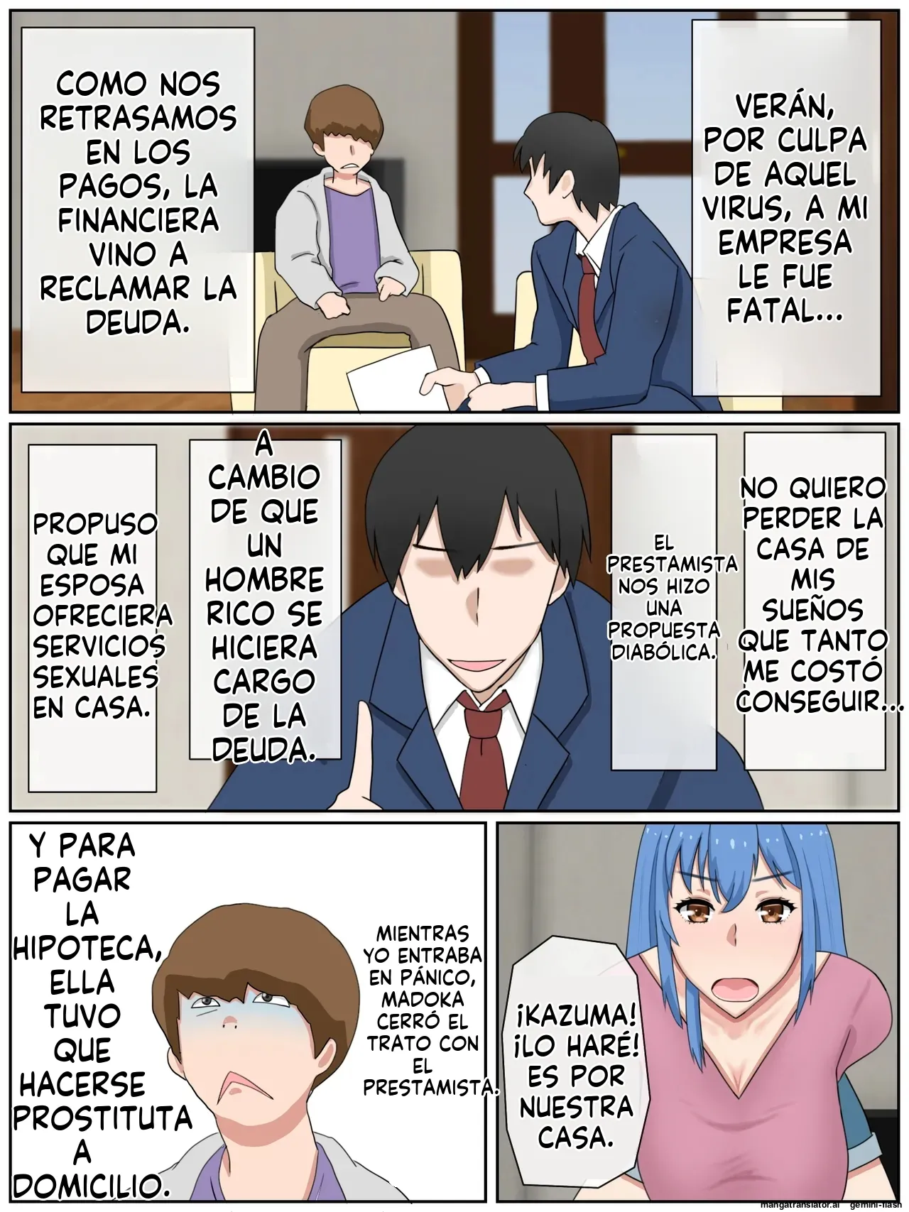 Uchi no Tsuma wa Jitaku Fuuzokujou (Spanish) MTL 图片编号 11