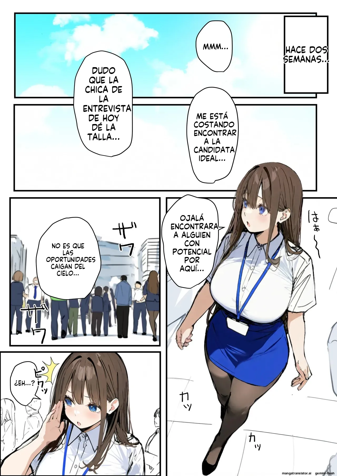 Shinsotsu-chan x Kashiwagi-san ~Seishori-ka e Netorase Shukkou -  たまごやき (Spanish) MTL image number 5