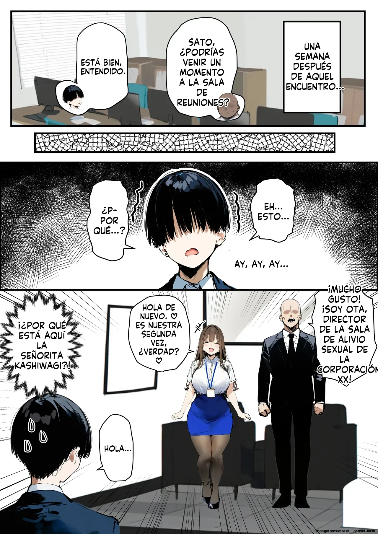 Shinsotsu-chan x Kashiwagi-san ~Seishori-ka e Netorase Shukkou -  たまごやき (Spanish) MTL image number 14