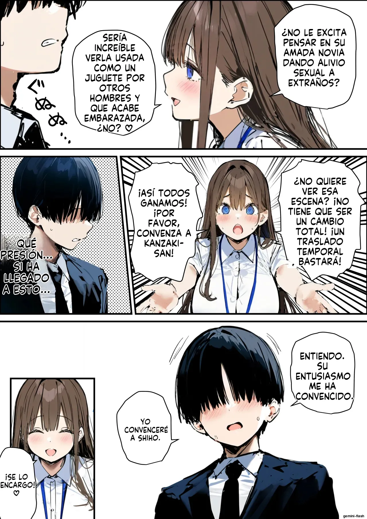 Shinsotsu-chan x Kashiwagi-san ~Seishori-ka e Netorase Shukkou -  たまごやき (Spanish) MTL image number 17