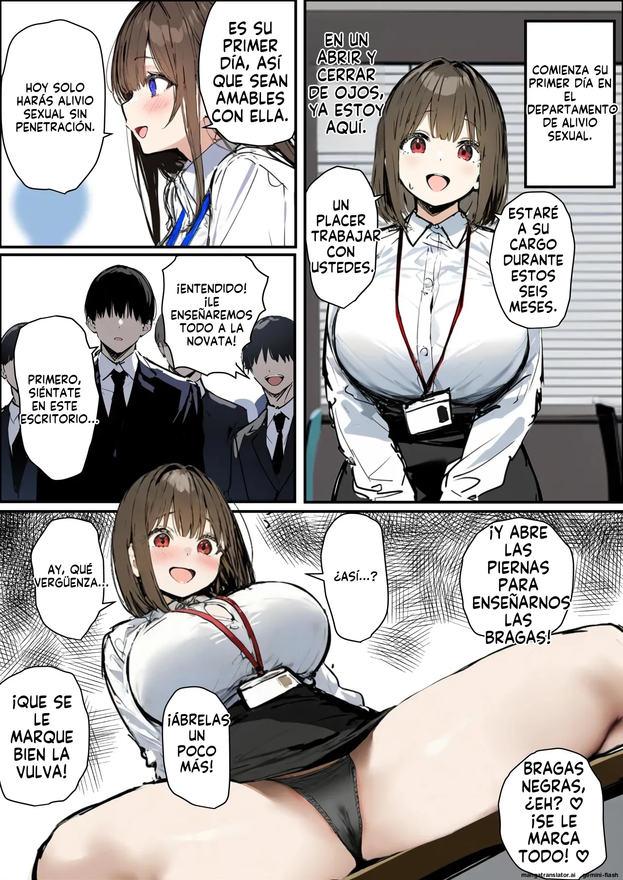 Shinsotsu-chan x Kashiwagi-san ~Seishori-ka e Netorase Shukkou -  たまごやき (Spanish) MTL image number 20