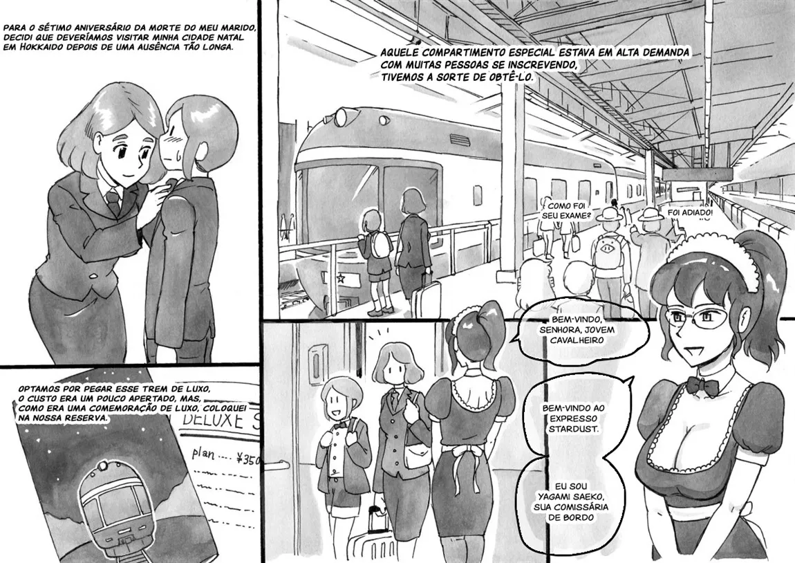 [pink-noise (Mizuiro Megane)] Mama-sho Time Dream Express | Expresso dos Sonhos da Mamãe [Portuguese-BR] 图片编号 5