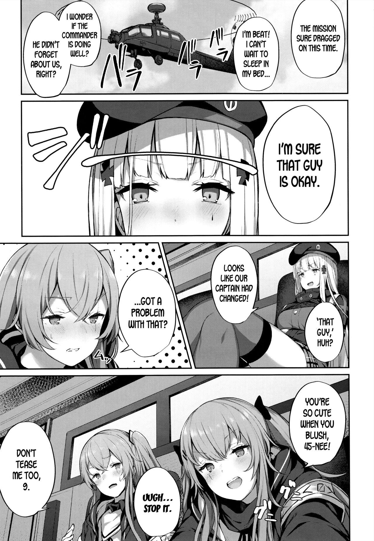 (C96) [Horumon Curry (Tobimura)] Shikikan no Sei dakara (Girls' Frontline) [English] [desudesu] image number 3