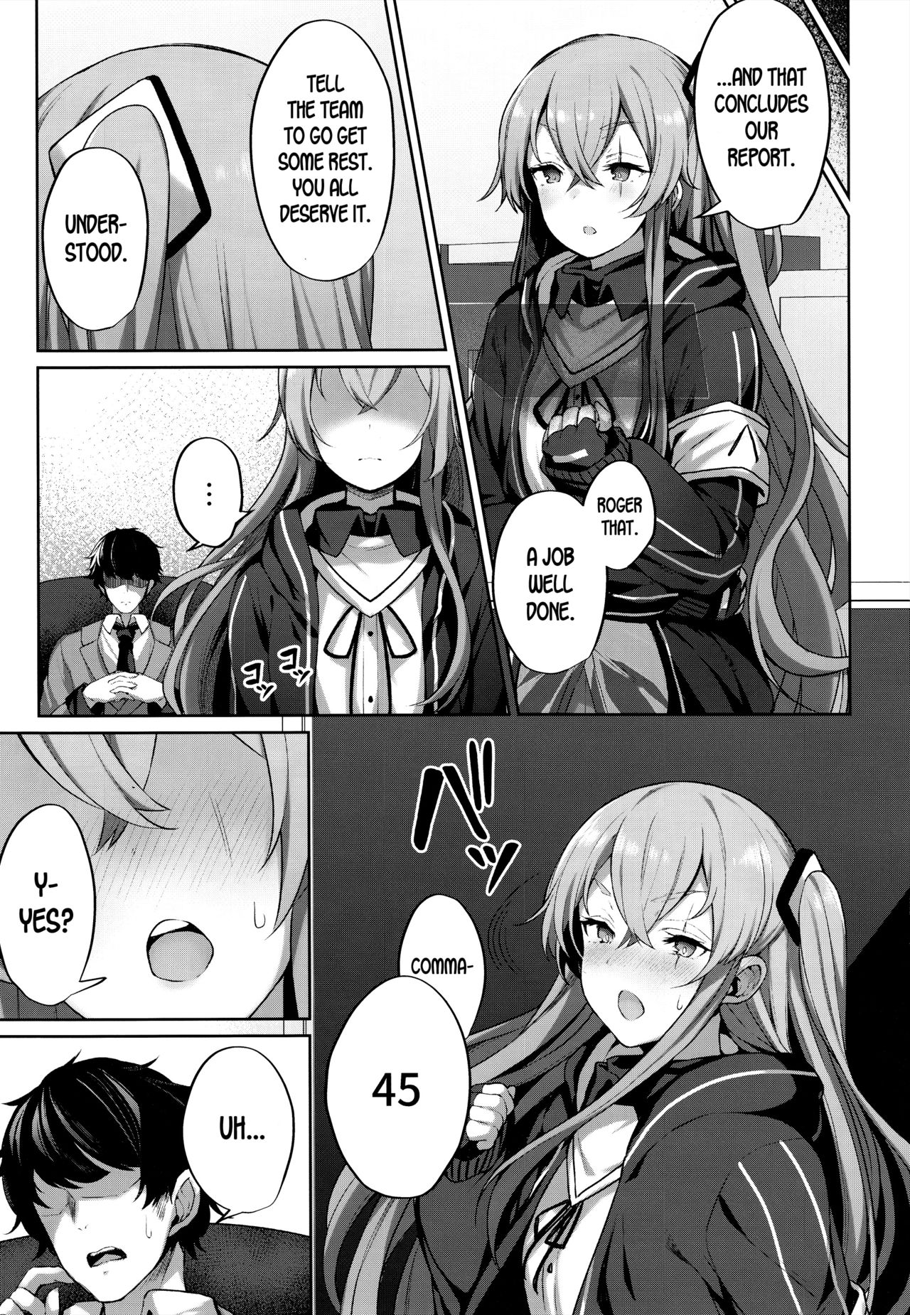 (C96) [Horumon Curry (Tobimura)] Shikikan no Sei dakara (Girls' Frontline) [English] [desudesu] image number 5