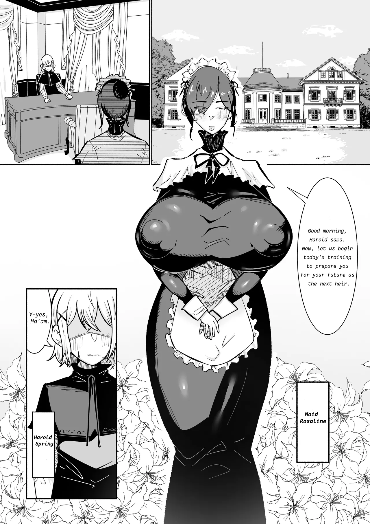 [Fusion] A story about a boy getting back at an expressionless, sadistic maid who teased his little penis. numero di immagine  2