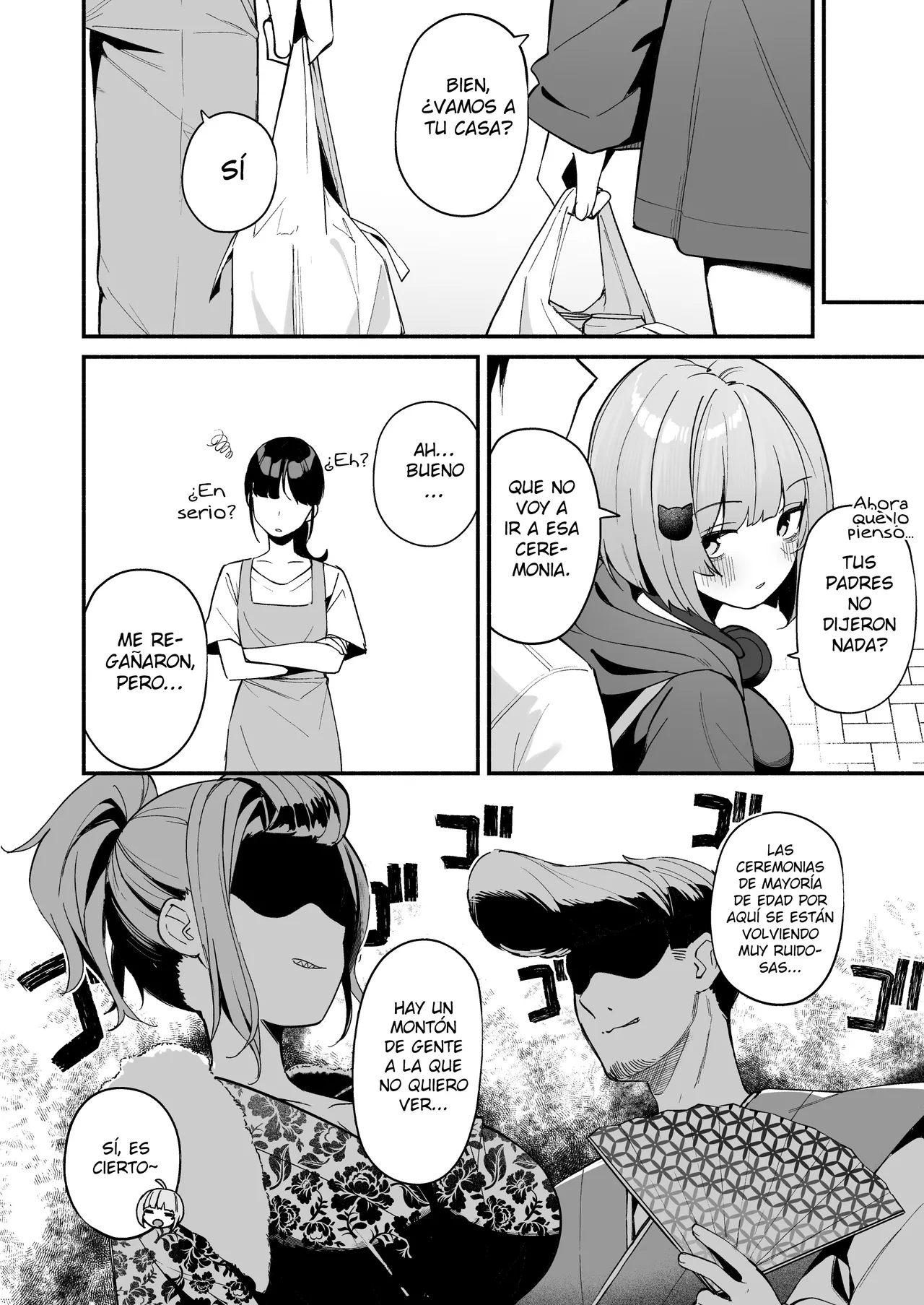 [Menbow Federation (Menbow)] InCha Onna Tomodachi to Issho ni Seijinshiki Sabotte Yarimakuri [Spanish] [Hellsing Scans] 이미지 번호 4