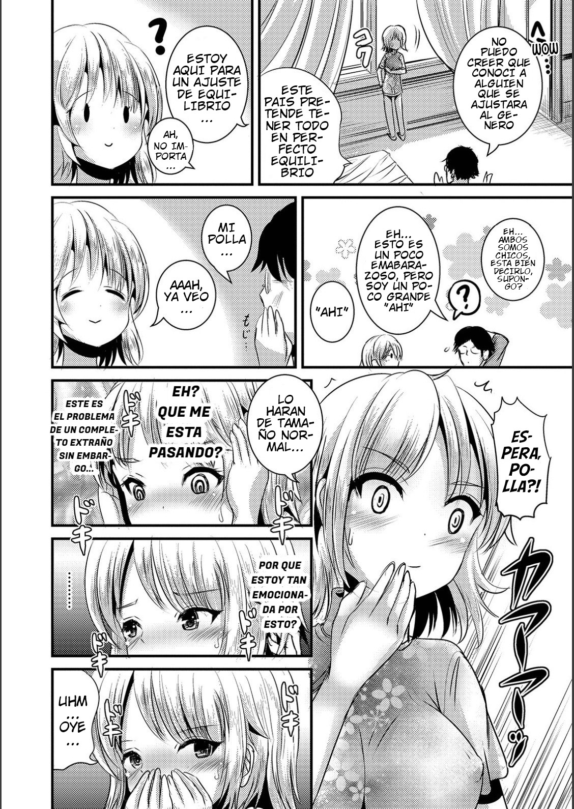 [Marneko] Kinkou no Kuni | The Balanced Country (WEB Ban Mesuiki!! Nyotaika Yuugi Vol.02)  [Spanish][GenderBender Scans] image number 4