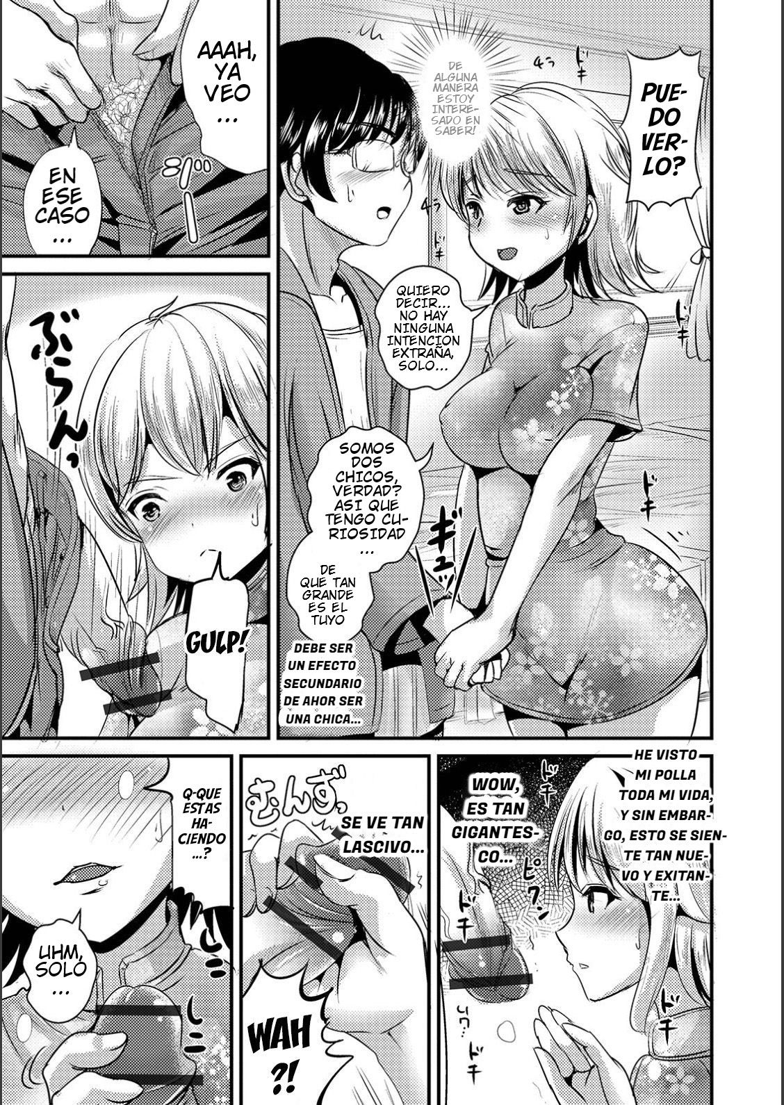 [Marneko] Kinkou no Kuni | The Balanced Country (WEB Ban Mesuiki!! Nyotaika Yuugi Vol.02)  [Spanish][GenderBender Scans] image number 5