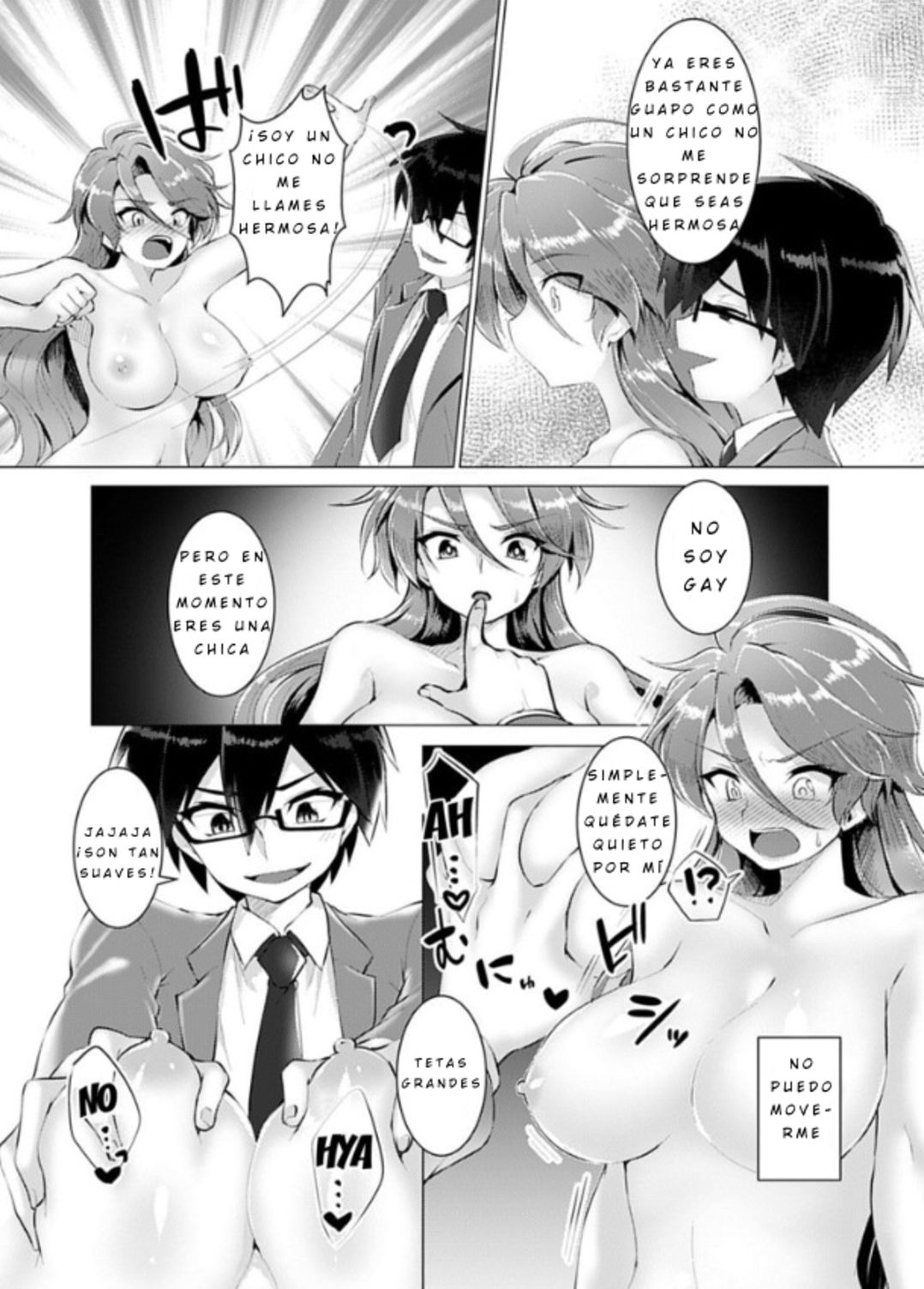 [TSF no F (Murasakiiro Orange)] Endless Nightmare Ch. 1 [Spanish] [GenderBender Scans] [Digital] image number 12