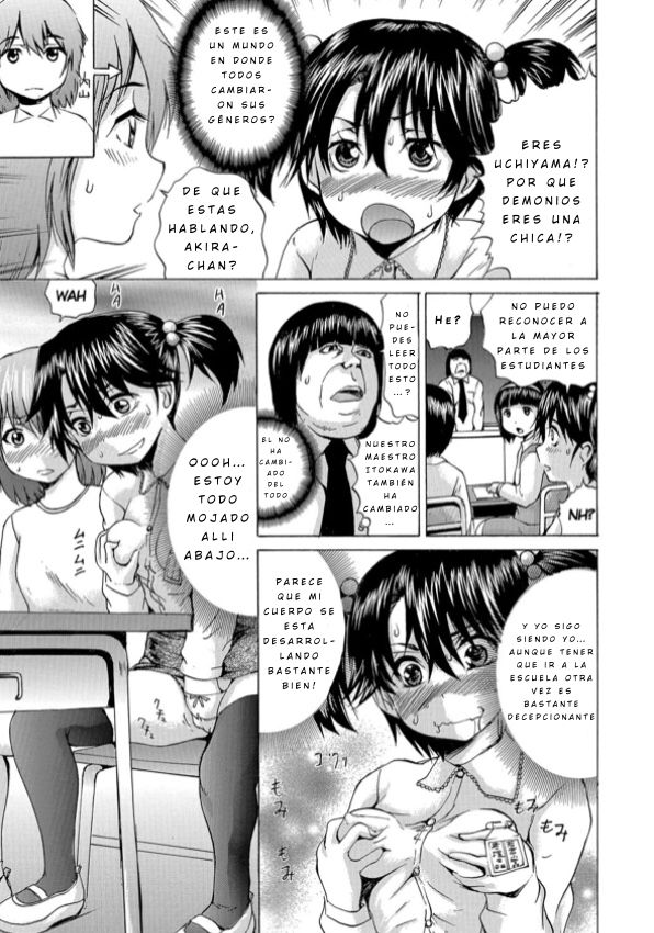 [Wakamiya Santa] Boku wa Heikou Sekai no Inran Ninpu | Parallel Universe Where I Am A Pregnant Bitch Slave (TS Zecchou Situation) [Spanish] [GenderBender Scans] [Digital] image number 3