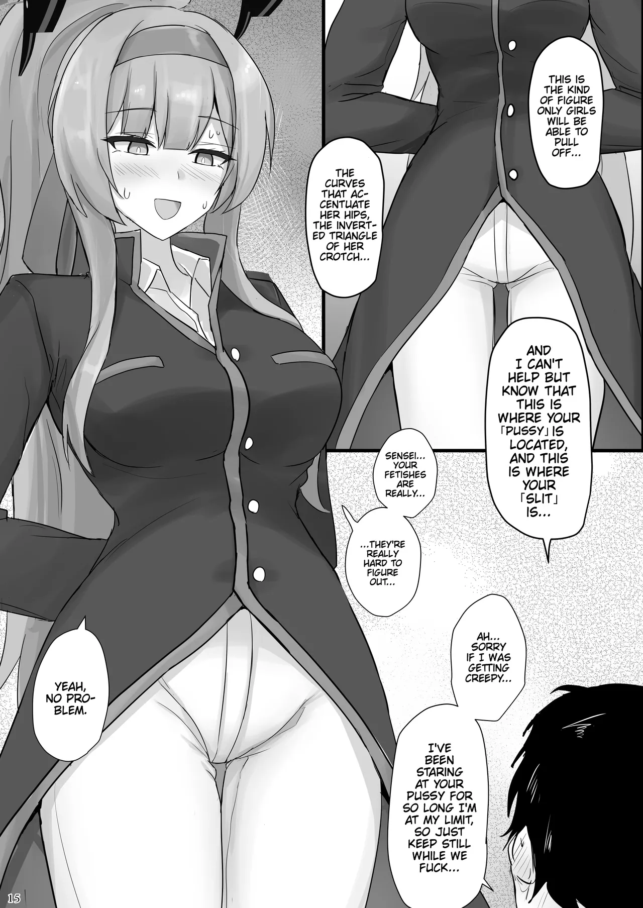 [Hakuginmokusei (Poshi)] Utaha de Shiko Seikatsu | My Life Fapping to Utaha (Blue Archive) [English] [Thighs] [Digital] 14eme image