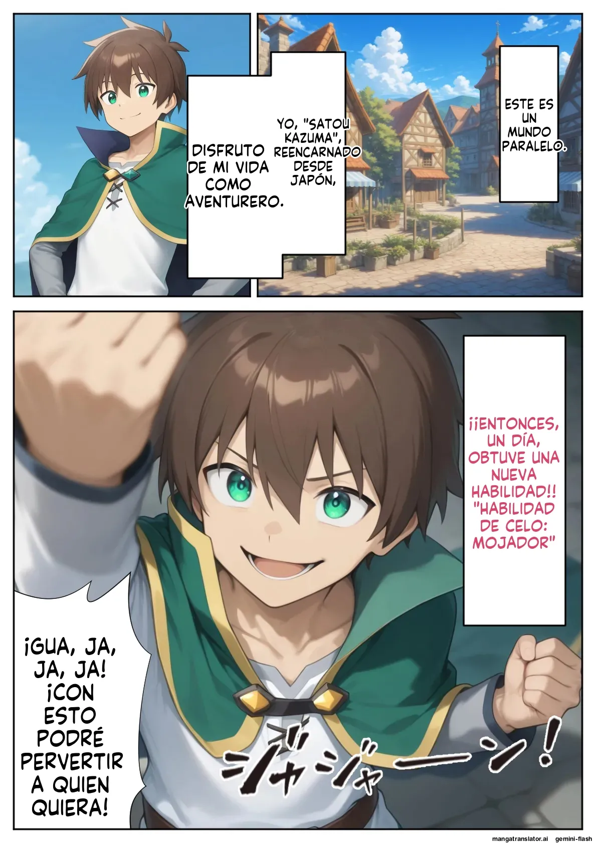 Kono Subarashii Harem ni Syukufuku o! - Daburu Kuriku (Spanish) MTL 2eme image