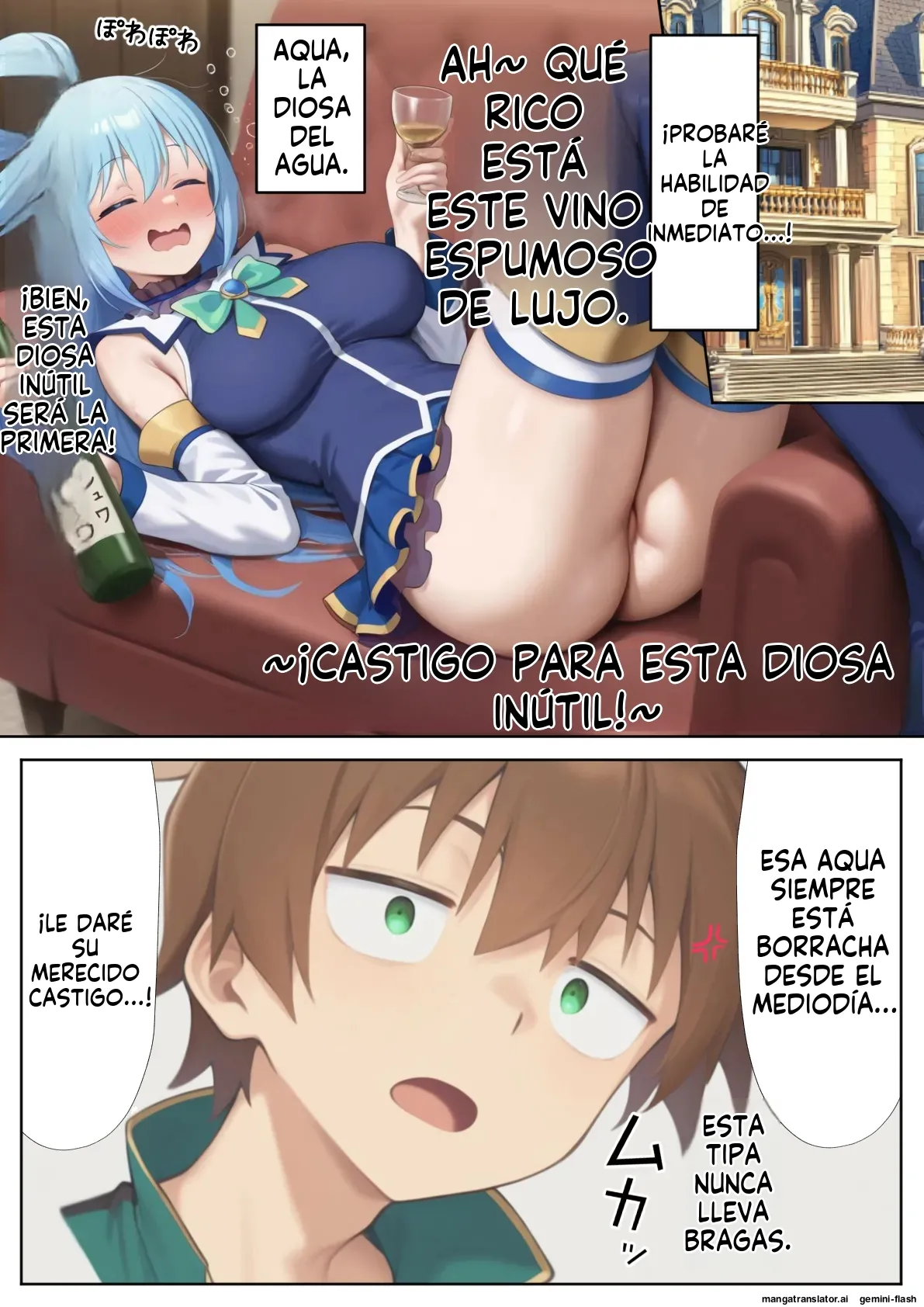 Kono Subarashii Harem ni Syukufuku o! - Daburu Kuriku (Spanish) MTL 3eme image