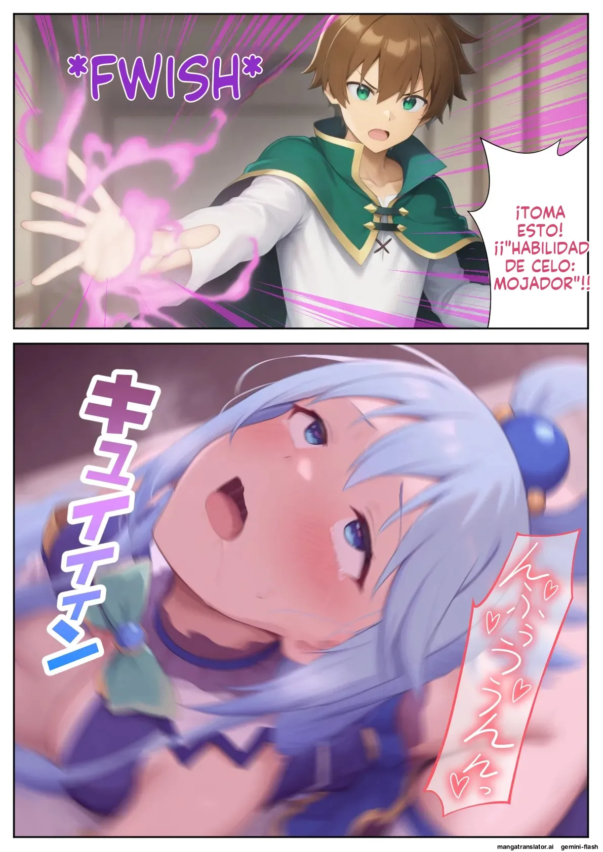 Kono Subarashii Harem ni Syukufuku o! - Daburu Kuriku (Spanish) MTL 4eme image