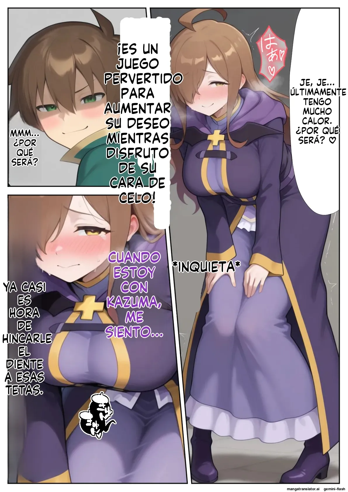 Kono Subarashii Harem ni Syukufuku o! - Daburu Kuriku (Spanish) MTL 24eme image